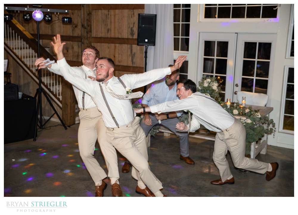 leaping garter toss